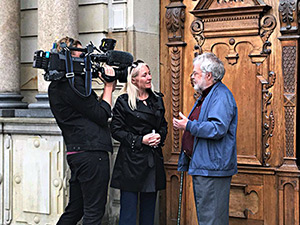 I TV Avisen ved regentparrets guldbryllup